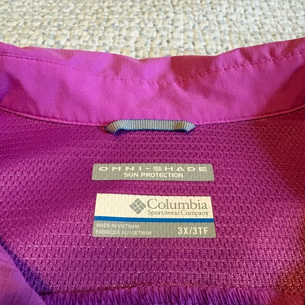 Columbia Omni-Shade Pink Shirt - Picture 4 of 6